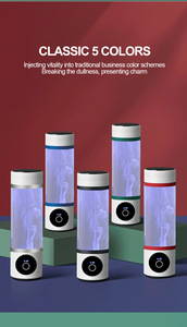 Botella de Agua Rica en Hidrógeno de Vidrio de 8000PPB, Portátil, con Alimentación USB/Batería, 350 ml, para Escritorio y Hogar, Taza de Alta Concentración - Product Image 5