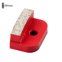 Disques abrasifs diamantés carrés de 10 mm à haute dureté Newgrind pour ponceuse à sol Rhino