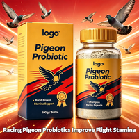 Supplément pour pigeons de course pour une puissance explosive, une endurance accrue, une récupération post-course, un soutien cardiovasculaire, des acides aminés essentiels, 1000g
