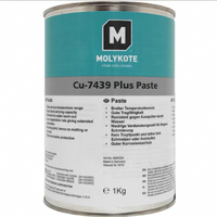 Pâte lubrifiante anti-salissure pour cuivre haute température MOLYKOTE CU-7439 PLUS V1, lubrifiant pour filetages à usage intensif, 1 kg