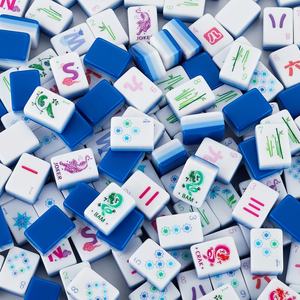 Set di Mahjong Portatile Pieghevole a 4 Strati in Acrilico di Lusso, 160 Tessere, Durevole ed Ecologico, <span class=keywords><strong>Design</strong></span> Moderno per Scacchi e Mahjong per Bambini - Product Image 1