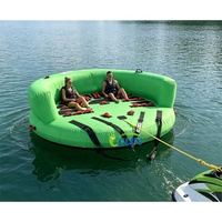Bateau gonflable de sport nautique 0,9 mm en PVC, tube de remorquage rotatif UFO, canapé aquatique certifié EN14960, garantie 2 ans