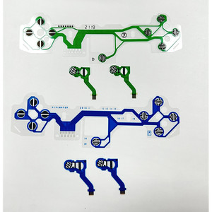 Original para <span class=keywords><strong>PS5</strong></span> controlador botón película conductora LR función cruzada carcasa delgada goma protectora con cable Flex Cable juego - Product Image 2