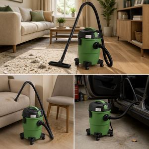Aspirateur Cyclonique Humide/Sec Double Usage K-D/W avec Filtre HEPA, Acier Inoxydable, Prises de Courant Personnalisables, Emballage - Product Image 2