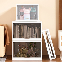 Boîte de rangement pliable multi-usages, facile à installer, combinaison DIY, armoire de rangement pliable pour la maison, le bureau, organisateur de vêtements