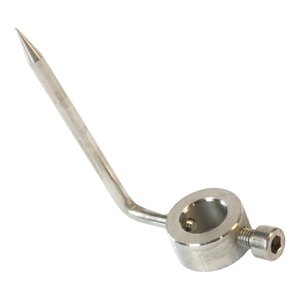 Juego de 4 Espetos de Acero Inoxidable para Asadores de 6-8 mm, Cromados - Product Image 3