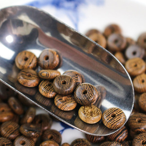 Chicken Wing Wood <b>Spacers</b> 3x8mm Round Beads For DIY Buddhist Prayer Beads Bracelet Accessories - Product Image 3