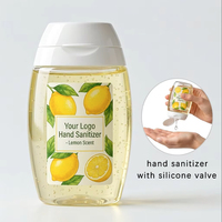 Botol PET Tekan 50ML 1.7oz Ukuran Perjalanan Saku Portabel Mini Botol Sanitizer untuk Mencuci Tangan