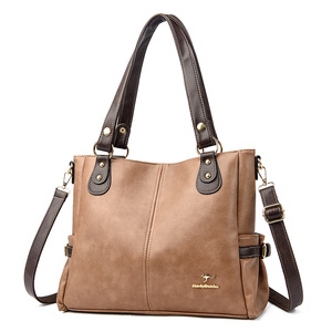 New Large Capacity Trend Tote <b>Bag</b> Soft PU Leather Single Shoulder Crossbody Handbag <b>Bag</b> <b>for</b> Women - Product Image 1
