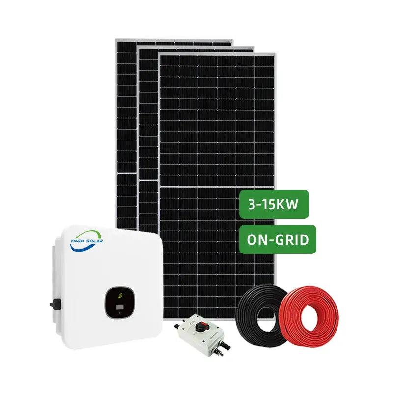 Czpower 5KW APP ON GRID Solar Power System Home 10KW 6KW 5KW 3KW Solar System On Grid Solar Energy Panel System