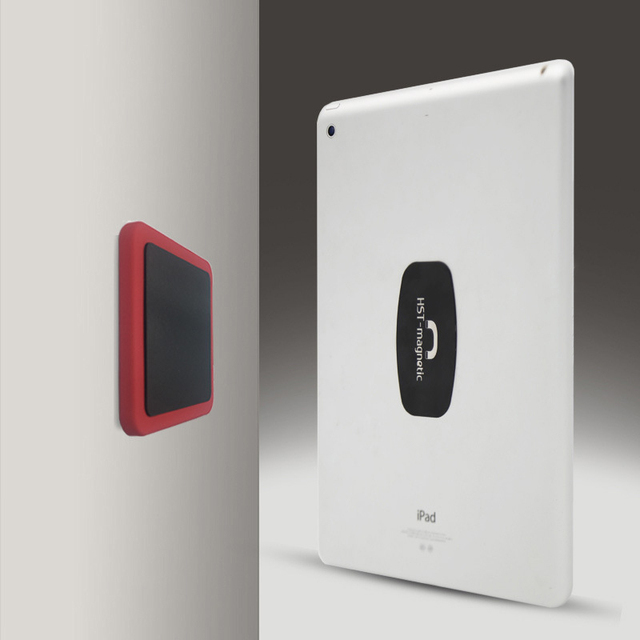 Wall Mount Magnetic Tablet Stand with Adsorption for iPad Air for Phone Tab Kindle PW-Bed Use Charger Included