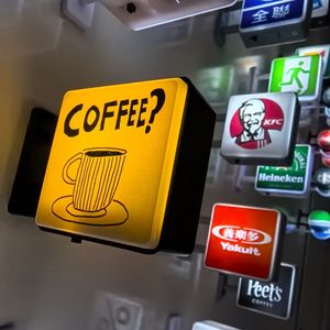 Etiqueta Magnética LED Creativa para Refrigerador, Regalo Promocional Empresarial, Cartel con Iluminación LED de Alta Visibilidad - Product Image 4