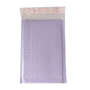 Enveloppes matelassées en mousse à bulles polyéthylène imprimées, robustes, co-extrudées, violettes, pour emballage de protection, sérigraphiées, vente en gros - Product Image 1