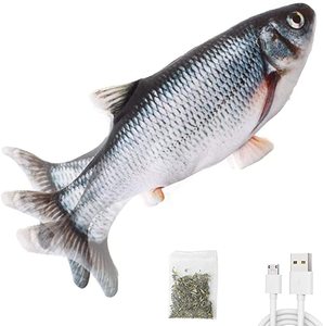 बिजली Flopping मछली नृत्य कटनीप पालतू Chewy बिल्ली खिलौना चलती मछली इलेक्ट्रिक - Product Image 2