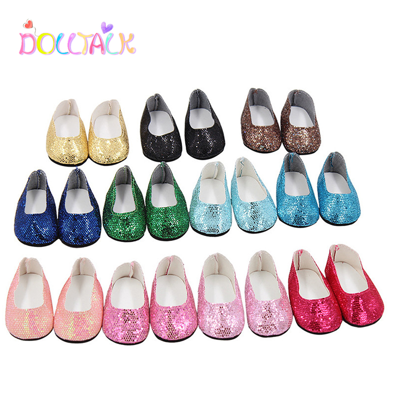 Amazon Горячая продажа 18 дюймов американская кукла девочка розовый пайетки ручной работы сияющий Girl ручной работы повседневная одежда