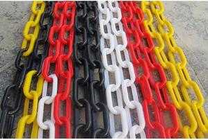 โซ่กั้นจราจรแบบปรับแต่งได้ ขนาด 3 มม.-12 มม. สีเหลือง ทำจากพลาสติก ผิวเรียบ - Product Image 3