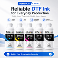 Encre DTF pour I1600 4720 DX5 DX7, flux fluide pour la production de transferts d'impression, séchage rapide, impression textile haute densité, service OEM