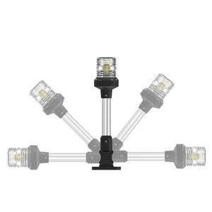 Feux de navigation LED de 9 pouces à alimentation directe, base réglable en acier inoxydable, conformes USCG, pièces et accessoires pour navires - Product Image 3