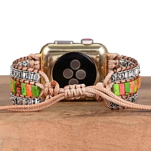 Accessoires populaires faits à la main deux tons pierre <span class=keywords><strong>AppleWatch</strong></span> <span class=keywords><strong>Bracelet</strong></span> <span class=keywords><strong>Bracelet</strong></span> en gros livraison directe - Product Image 5