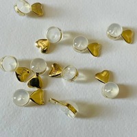 Vente en gros Offre Spéciale transparent en forme de coeur boucle d'oreille en silicone Lifter caoutchouc dos de boucle d'oreille oreilles tombantes boucles d'oreilles lourdes et goujons