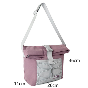 Unisex Light Gray Lightweight Nylon <b>20L</b> Normcore/Minimalist Characters Pattern Durable Portable Outdoor Tote <b>Bag</b> Zipper - Product Image 3