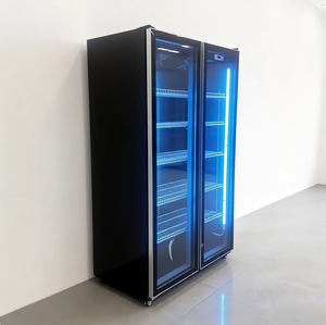 Équipement <span class=keywords><strong>de</strong></span> réfrigération commerciale <span class=keywords><strong>de</strong></span> haute qualité, vitrine réfrigérée à température unique avec écran LED, <span class=keywords><strong>congélateur</strong></span> à bière pour supermarché et restaurant - Product Image 3