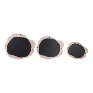 Round <b>Wall</b> <b>Mirror</b> <b>Set</b> Modern Chiseled Mango Wood Frames For Bedroom Bathroom Office Decor - Product Image 6