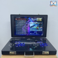 Console de jeu d'arcade portable Pandora DX 35000 avec écran 24 pouces, double joystick, machine de jeu pliable, jeu gratuit, pour comptoir de bar ou table