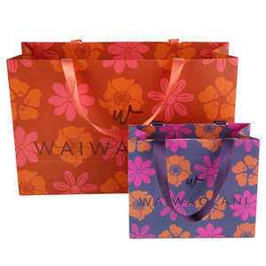 Carta con gioielli di marca marrone imballaggio manici di ringraziamento in cartone vendita al dettaglio di lusso Kraft Business porta abiti da Shopping bag di carta - Product Image 2