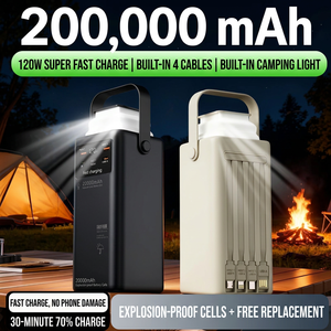 สถานีไฟฟ้าพกพา 120W ชาร์จเร็ว 50000mAh หน้าจอ LED ช่องเสียบ Type C ช่องเสียบอเนกประสงค์ ไฟสำหรับตั้งแคมป์กลางแจ้ง - Product Image 5