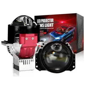 Lumières de voiture Led haute luminosité 65W 5500K phares LED 3 pouces Bi Led projecteur Laser Lenstor fil