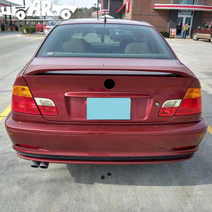 HS E46 Auto parte alettone posteriore ABS fibra di carbonio Look originale stile di fabbrica Spoiler posteriore per <span class=keywords><strong>BMW</strong></span> <span class=keywords><strong>serie</strong></span> 3 E46 <span class=keywords><strong>2</strong></span> porte coupé 1998-2006 - Product Image 5