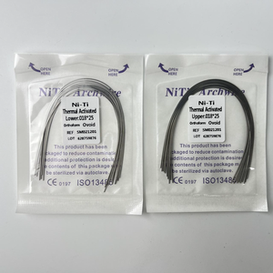 Fili <span class=keywords><strong>TMA</strong></span> ortodontici di fabbrica per uso medico completo rettangolari rotondi in lega di titanio molibdeno <span class=keywords><strong>TMA</strong></span> Archwires - Product Image 3