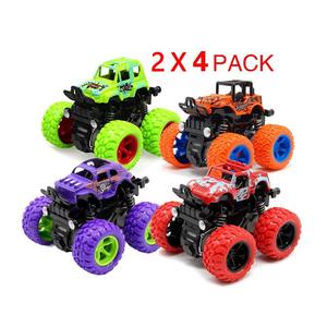 <span class=keywords><strong>Macchinine</strong></span> Monster Truck-4 Pack Push car per bambini piccoli <span class=keywords><strong>con</strong></span> rotazione di 360 gradi e potenza di attrito durevole - Product Image 1