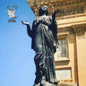 Estatua Decorativa <span class=keywords><strong>de</strong></span> Bronce Fundido <span class=keywords><strong>de</strong></span> Tamaño Real <span class=keywords><strong>de</strong></span> <span class=keywords><strong>Santa</strong></span> María <span class=keywords><strong>de</strong></span> La Antigua para Exteriores en Venta - Product Image 4