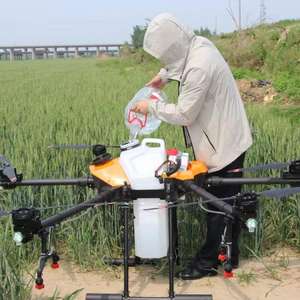 Dron eléctrico de pulverización agrícola; pequeña máquina de pulverización de pesticidas multirrotor - Product Image 4