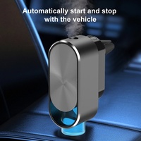 Diffuseur d'arômes intelligent et portable pour voiture, rechargeable, sans eau, pour huiles essentielles, avec clip de ventilation