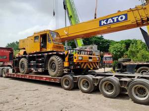 Grue sur camion d'occasion KATO KR-35H-II 35 tonnes, moteur Mitsubishi, hauteur de levage 60m, pompe hydraulique Kawasaki pour travaux de construction lourde - Product Image 6