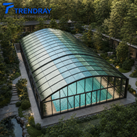 Panneau de toiture en polycarbonate solide texturé avec revêtement anti-UV excellent pour piscine, idéal pour les natatoires côtières et maritimes