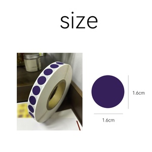 Custom Self-adhesive <strong>Scratch</strong> <strong>off</strong> Security Stickers 16mm Round Purple <strong>Scratch</strong> <strong>off</strong> <strong>Label</strong> Anti-counterfeiting Sticker Roll - Product Image 3