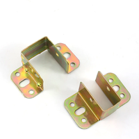 Accessoires de quincaillerie en fer modernes, support de fixation invisible pour lit, charnière de suspension, poutre en forme de U, pièces métalliques estampées, facile