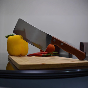 Slicing Knife Stainless Steel 8-9.9 In Hand Forged Wooden Handle For Home Use - Product Image 3