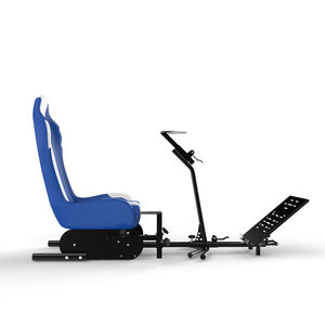 Silla de simulación de juegos ajustable personalizada de fábrica, <span class=keywords><strong>asiento</strong></span> de simulador de carreras de coches con soporte para <span class=keywords><strong>volante</strong></span> de juego - Product Image 4