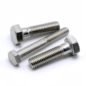 Manufacturing Wholesale Price Grade 8.8 Stainless Steel Hex Bolt And Nut Din931 Din933 Metric M9 M12 Hex Bolt 88