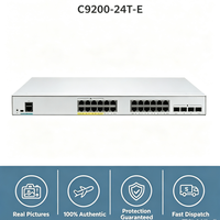 Commutateur Ethernet Gigabit Cisco C9200-24T-E 24 ports 128 Gbit/s StackWise-160, jusqu'à 8 commutateurs d'entreprise gérés de couche 3 empilables