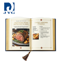 Impression de livres de cuisine de haute qualité à couverture rigide, service d'impression de livres reliés avec tranche pulvérisée