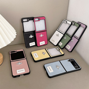 เคสโทรศัพท์หนังทำด้วยมือฝาพับฝาหลังแบบพับสำหรับ <span class=keywords><strong>Samsung</strong></span> <span class=keywords><strong>flip</strong></span> 2 <span class=keywords><strong>3</strong></span> 45 6 Fold 4 5 6 - Product Image 3