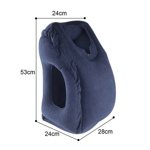 Oreiller de voyage <span class=keywords><strong>gonflable</strong></span> en PVC, appui-tête portable, <span class=keywords><strong>coussin</strong></span> de soutien <span class=keywords><strong>pour</strong></span> le menton, <span class=keywords><strong>pour</strong></span> <span class=keywords><strong>avion</strong></span>, voiture, bureau, repos, <span class=keywords><strong>coussin</strong></span> <span class=keywords><strong>pour</strong></span> la sieste - Product Image 4