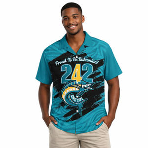 Chemise Homme Commémorative 53ème Anniversaire de l'Indépendance des Bahamas, Torsion des Bahamas, Jour de la Libération, Souvenir des Bahamas, 7 août 2026 - Product Image 3