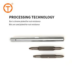 6 In 1 Portable Double Head Screw Driver Destornilladores Multi-purpose Reversible Double-ended <strong>Screwdriver</strong> Set - Product Image 2
